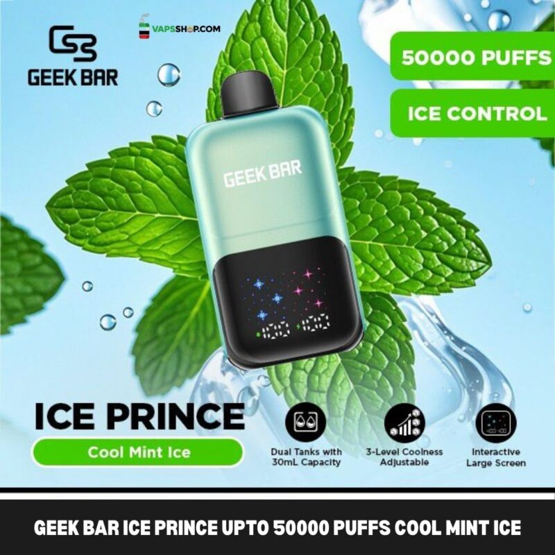Geek Bar Ice Prince Upto 50000 Puffs disposable vape