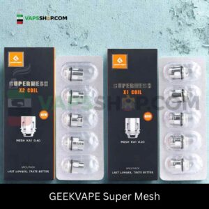 GEEKVAPE Super Mesh X1X2 Coils (New Version) – 5pcspack in Dubai, UAE
