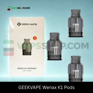 GEEKVAPE Wenax K1 Pods 0.8ohm, 1.2ohm Replacement Pods in Dubai, UAE – 3 Pieces Per Pack