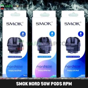 SMOK Nord 50W Pods RPM, NORD, LP2 Replacement Pod Cartridge in Dubai, UAE