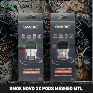 SMOK Novo 2X Pods Meshed MTL 0.8ohm & 0.9ohm Replacement Pods in Dubai, UAE