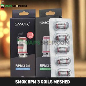SMOK RPM 3 Coils Meshed 0.15ohm , Meshed 0.23ohm Replacement Coils in Dubai, UAE – 5 PCS Per Pack