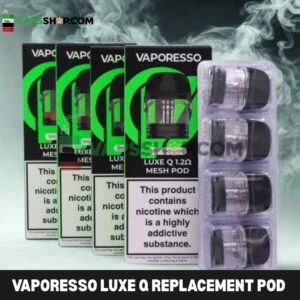 VAPORESSO Luxe Q Replacement Pod Cartridge 2ml & 3ml (Pack of 4 PCS) in Dubai, UAE