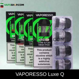 VAPORESSO Luxe Q Replacement Pod Cartridge 2ml & 3ml (Pack of 4 PCS) in Dubai, UAE