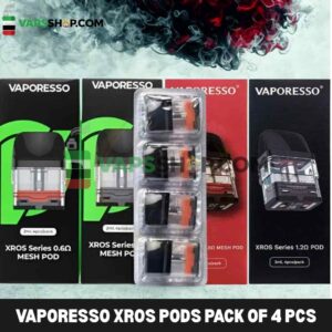 VAPORESSO XROS PODS PACK OF 4 PCS 2ml-3ml Replacement Pod Cartridge in Dubai, UAE