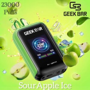 GEEKBAR Watt 23000 Puffs Sour Apple ice