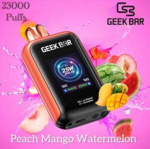 GEEKBAR Watt 23000 Puffs Disposable Vape Peach Mango Watermelon