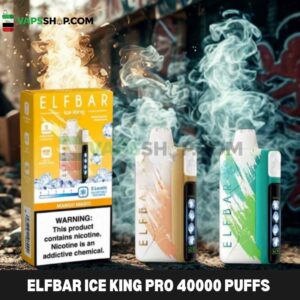 Elfbar ice king pro 40000 puffs disposable vape in Dubai