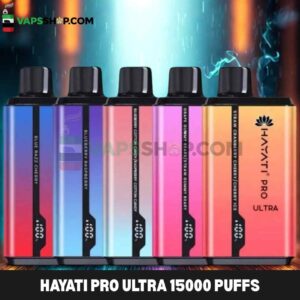 HAYATI Pro Ultra 15000 Puffs dual flavours 2% Nicotine Disposable Vape in Dubai