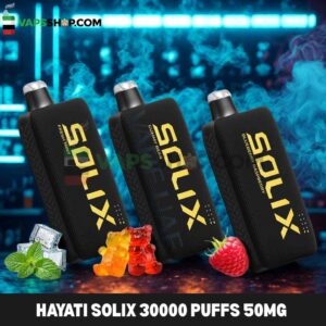Hayati Solix 30000 Puffs 50MG Nicotine Disposable Vape