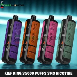 Kief King 35000 Puffs 3mg Nicotine Triple Mesh Coil Disposable Vape