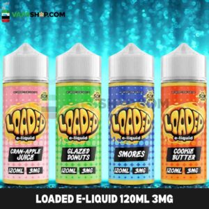 Loaded E-liquid 120ml 3mg Nicotine All Flavors Available Vape Shop In Dubai, UAE