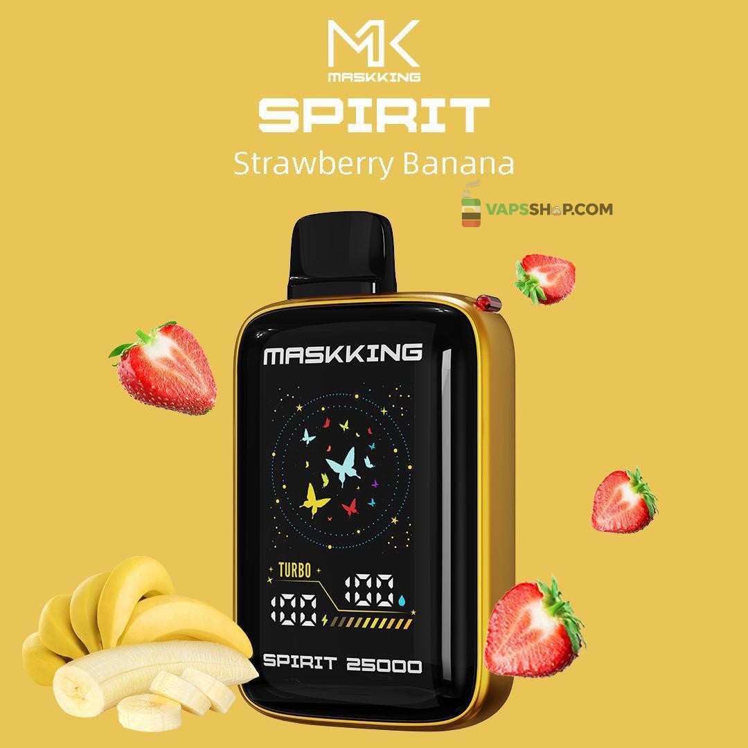 MASKKING Spirit 25000 Puffs Price in Dubai STRAWBERRY BANANA
