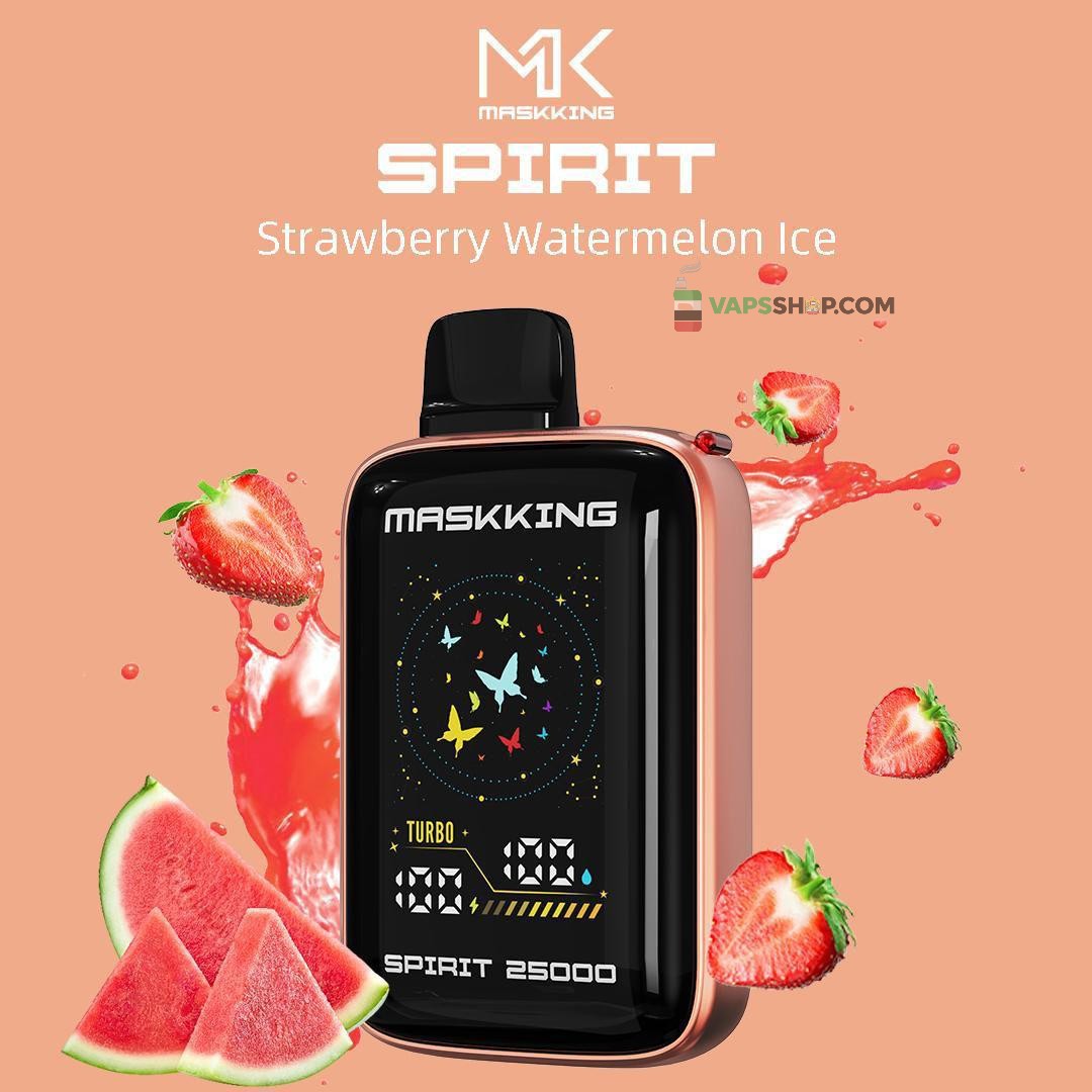 MASKKING Spirit 25000 Puffs Price in Dubai STRAWBERRY WATERMELON ICE