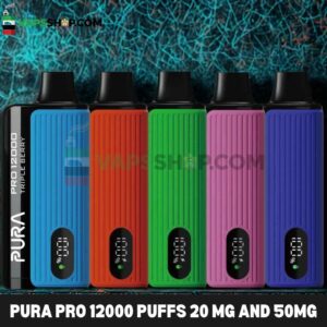 PURA Pro 12000 Puffs 20 MG and 50MG Disposable Vape