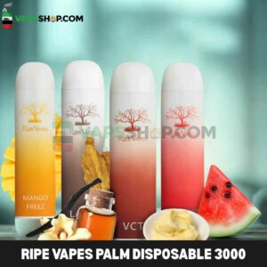 RIPE VAPES Palm Disposable 3000 Puffs 20MG Rechargeable Vape in Dubai, UAE