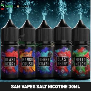 SAM VAPES Salt Nicotine 30ml E-Liquid 30mg & 50mg Vape Juice in Dubai, UAE