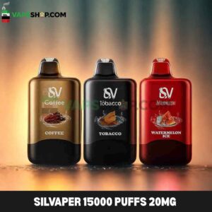 Silvaper 15000 Puffs 20mg nicotine Disposable Vape In Dubai