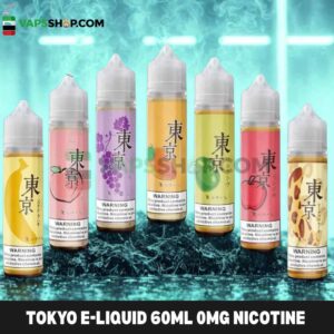 Tokyo E-liquid 60ml 0mg Nicotine In UAE