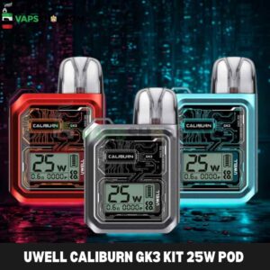 UWELL Caliburn GK3 Kit 25W Pod System 2.5ml Vape Kit 900mAh Starter Kit in Dubai, UAE