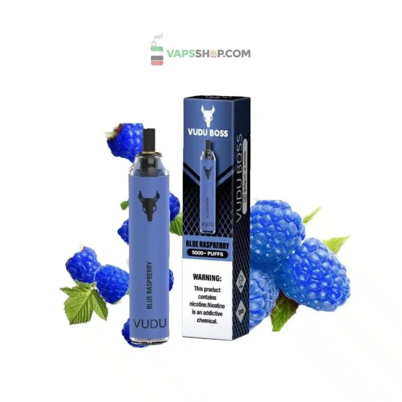 VUDU Boss 5000 Puffs 50Mg Disposable Vape In Dubai__blue respberry