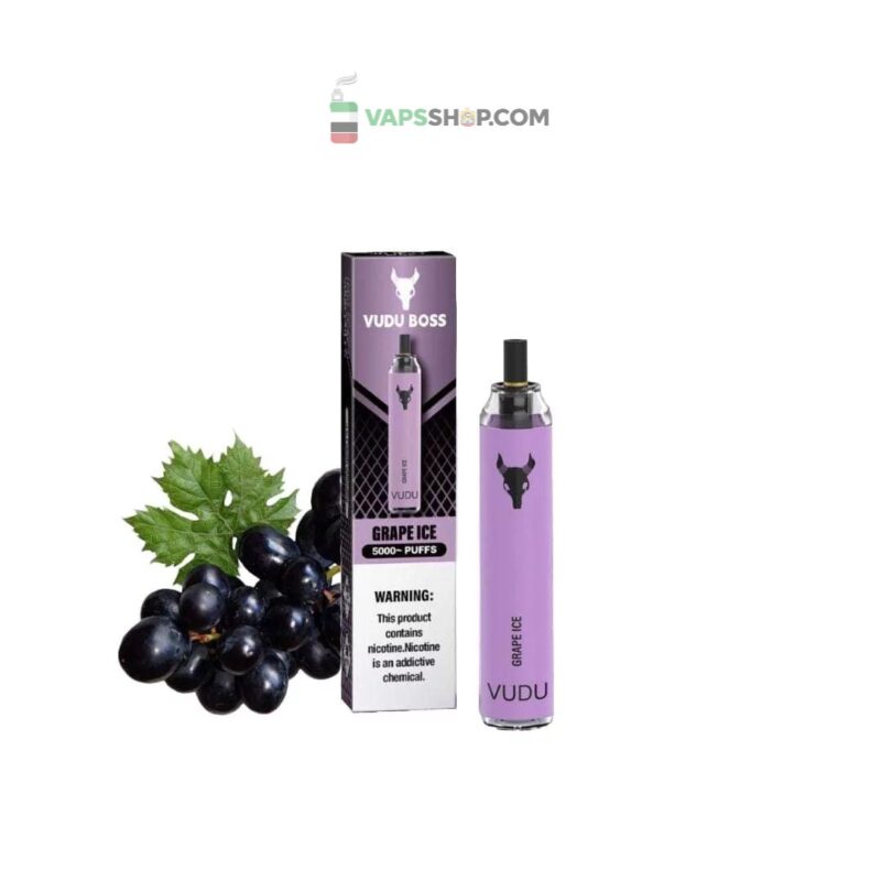 VUDU Boss 5000 Puffs 50Mg Disposable Vape In Dubai__gape ice