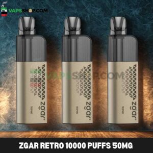ZGAR Retro 10000 Puffs 50mg Disposable Vape in Dubai