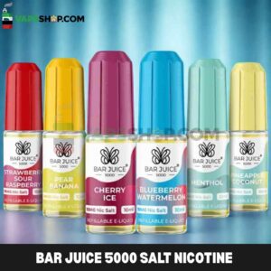 Bar juice 5000 salt nicotine 25mg and 50mg 30ml liquid uk brand