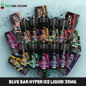 Blvk bar hyper ice liquid 35mg and 50mg nicotine
