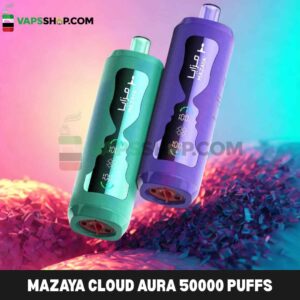 Mazaya Cloud AURA 50000 Puffs Disposable Vape 6mg in the UAE