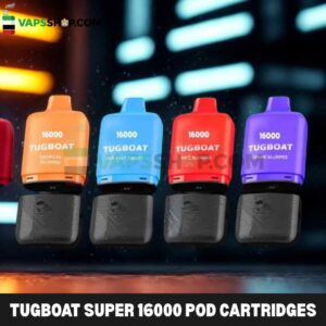 Tugboat Super 16000 Pod Cartridges Disposable Vape In UAE