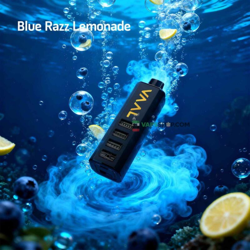 Vaal cyber shisha dtl 50000 puffs 5mg nicotine __Blue Razz Lemonade