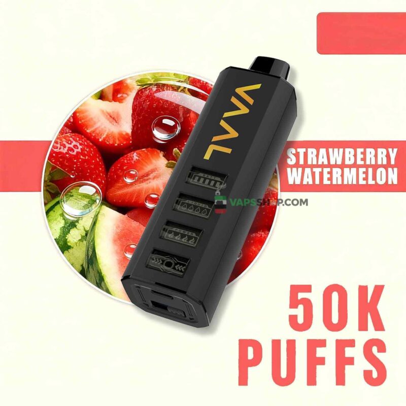 Vaal cyber shisha dtl 50000 puffs 5mg nicotine __Strawberry Watermelon
