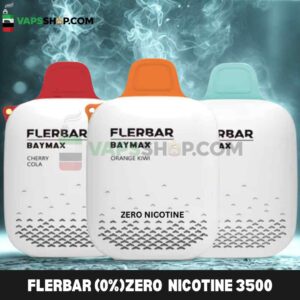flerbar (0%)zero nicotine 3500 puffs vape