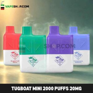 tugboat mini 2000 puffs 20MG nicotine none rechargeable