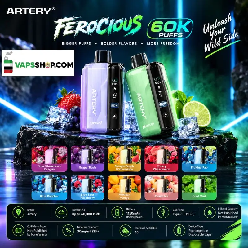 Artery-Ferocious-60k-Puffs-30mg-Disposable-Vape