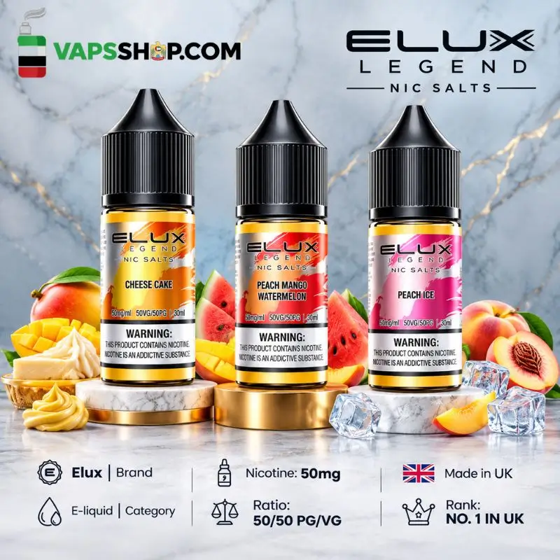 Elux Legend Nic Salts 50mg E-Liquid in UAE