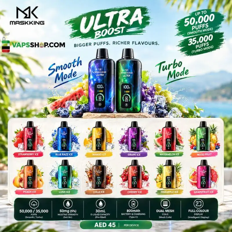 Maskking Ultra 50000 Puffs Disposable