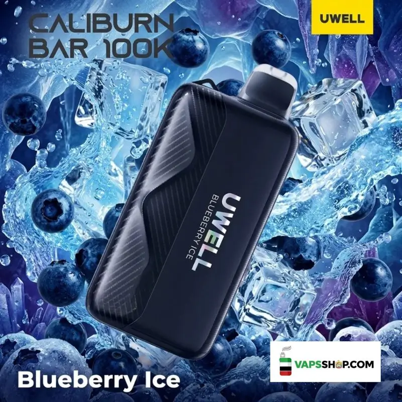 Uwell-Caliburn-Bar-100k-20mg-Disposable-Vape-in-Dubai-blueberry-ice.