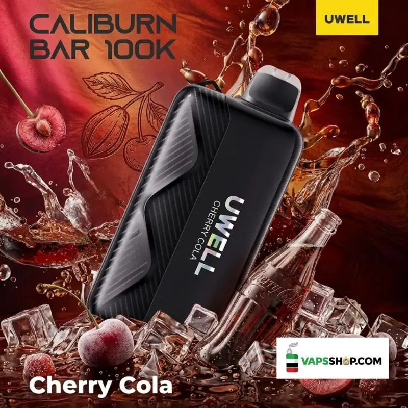 Uwell-Caliburn-Bar-100k-20mg-Disposable-Vape-in-Dubai-cherry-cola