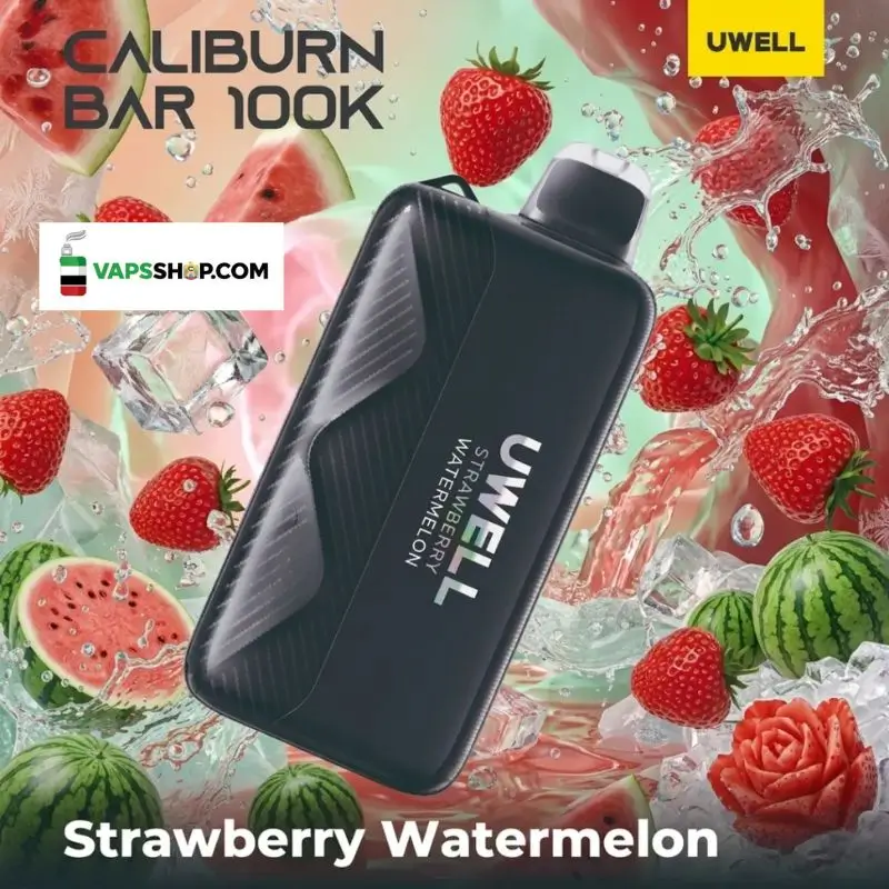 Uwell-Caliburn-Bar-100k-20mg-Disposable-Vape-in-Dubai-strawberry-watermelon