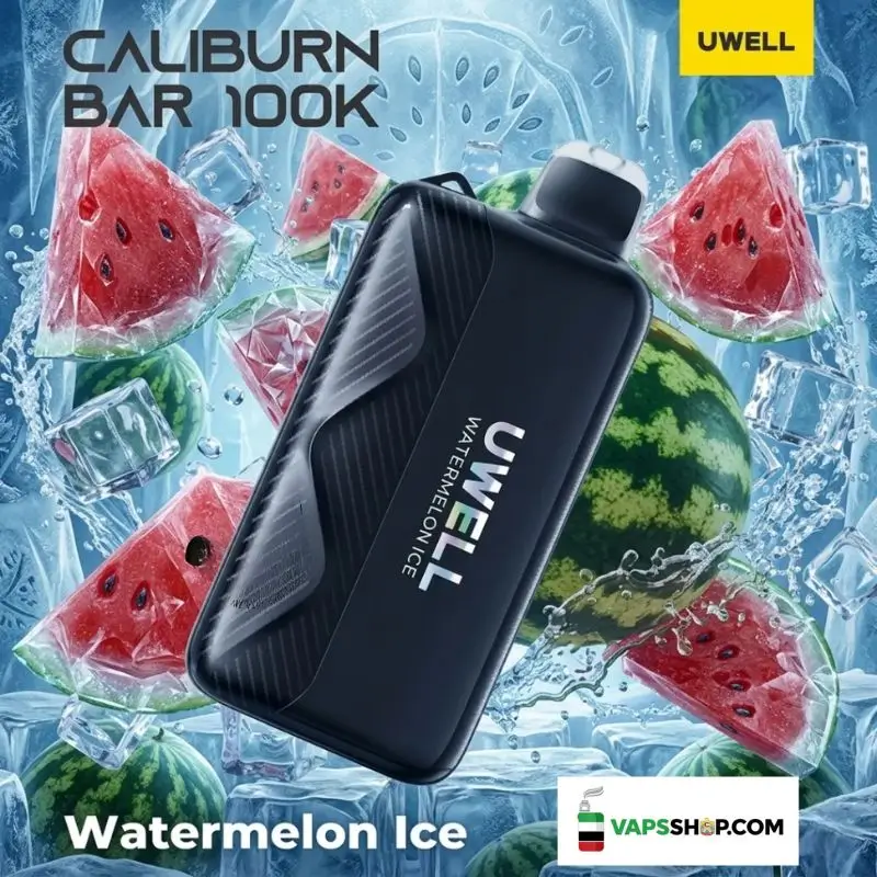 Uwell-Caliburn-Bar-100k-20mg-Disposable-Vape-in-Dubai-watermelon-ice
