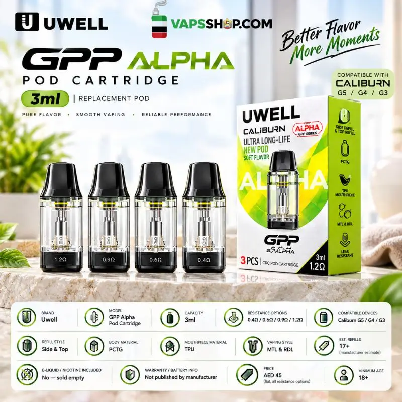 Uwell GPP Alpha Pod Cartridge 3ml