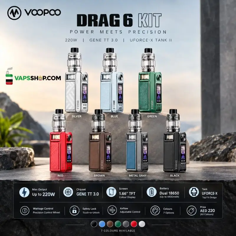 Voopoo-Drag-6-Kit-220W-in-dubai.