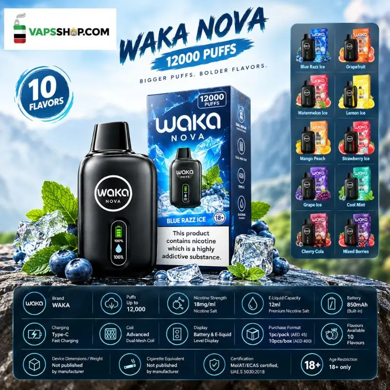 Waka-Nova-12000-Puffs-18mg-Disposable-Vape-in-Dubai