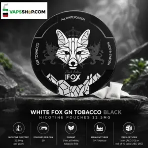 White-Fox-GN-Tobacco-Black-Nicotine-Pouches-22.5mg.