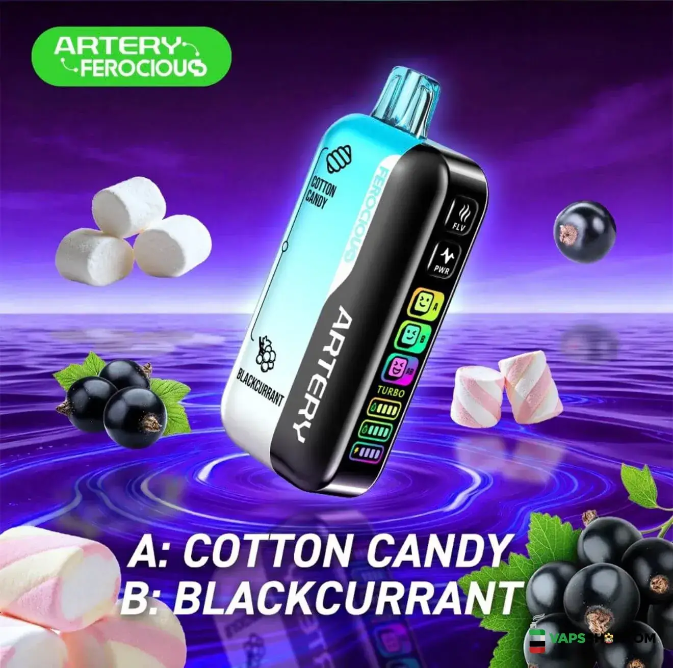 artery-ferocious-60000-puffs-30mg-disposable-vape-cotton-candy-blackcurrant.