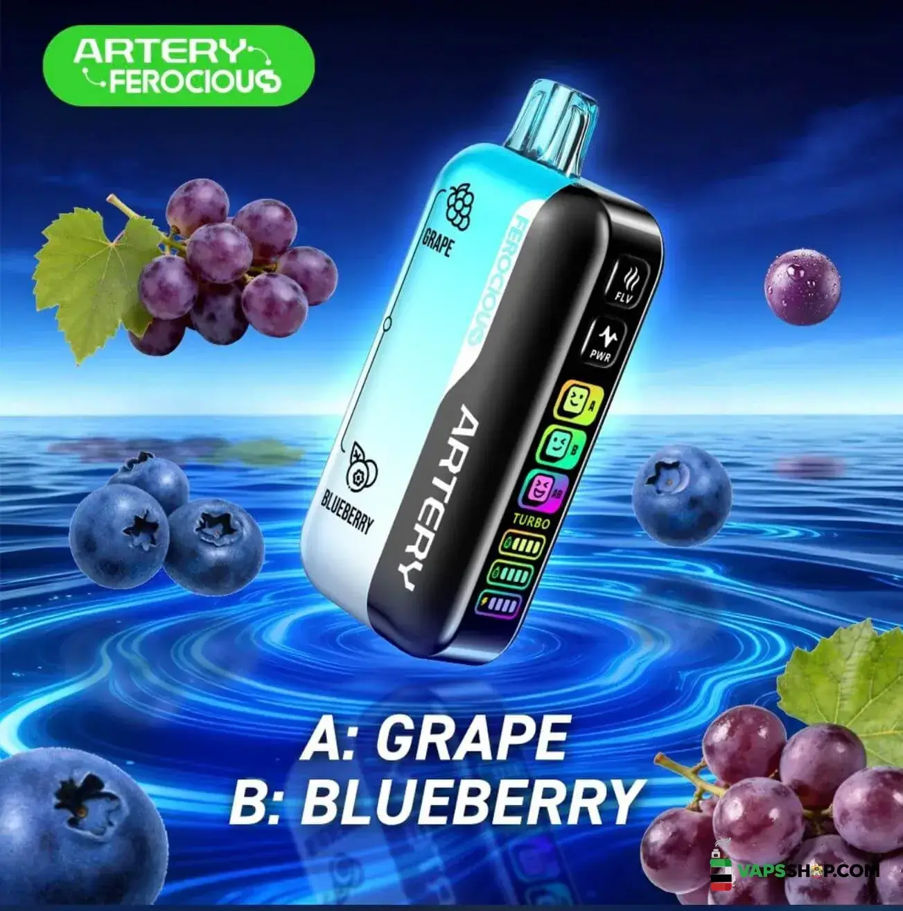 artery-ferocious-60000-puffs-30mg-disposable-vape-grape-blueberry
