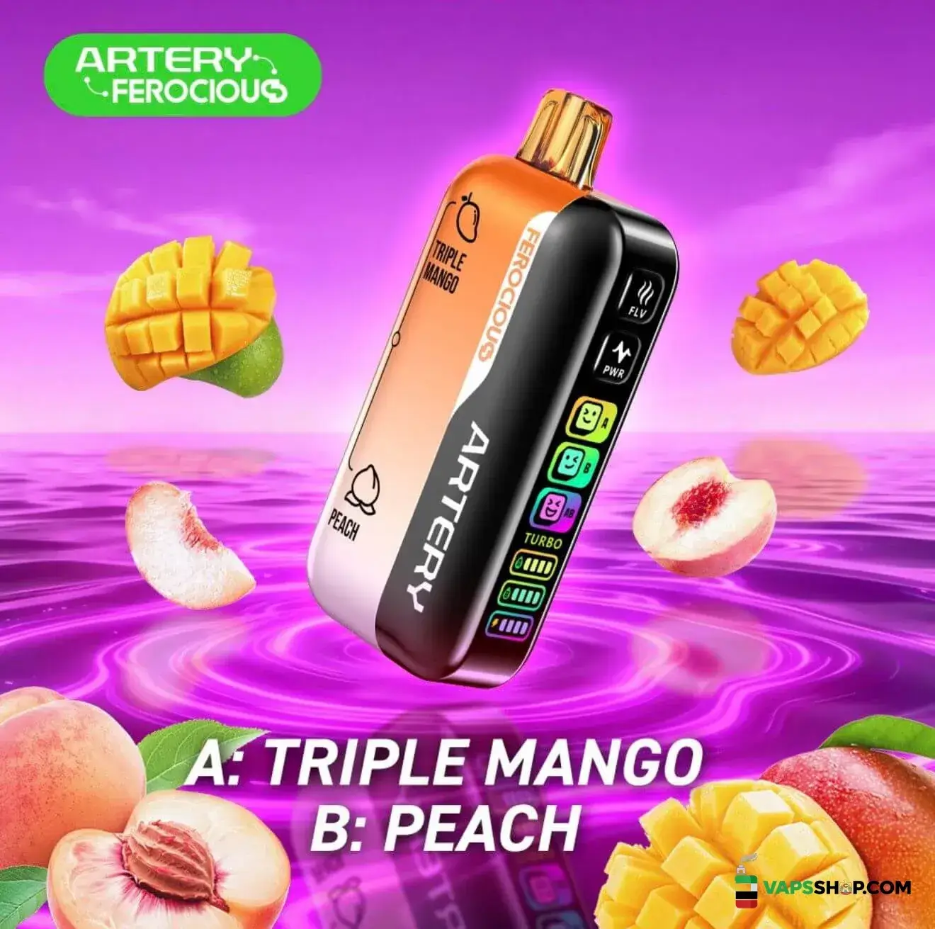 artery-ferocious-60000-puffs-30mg-disposable-vape-triple-mango-peach