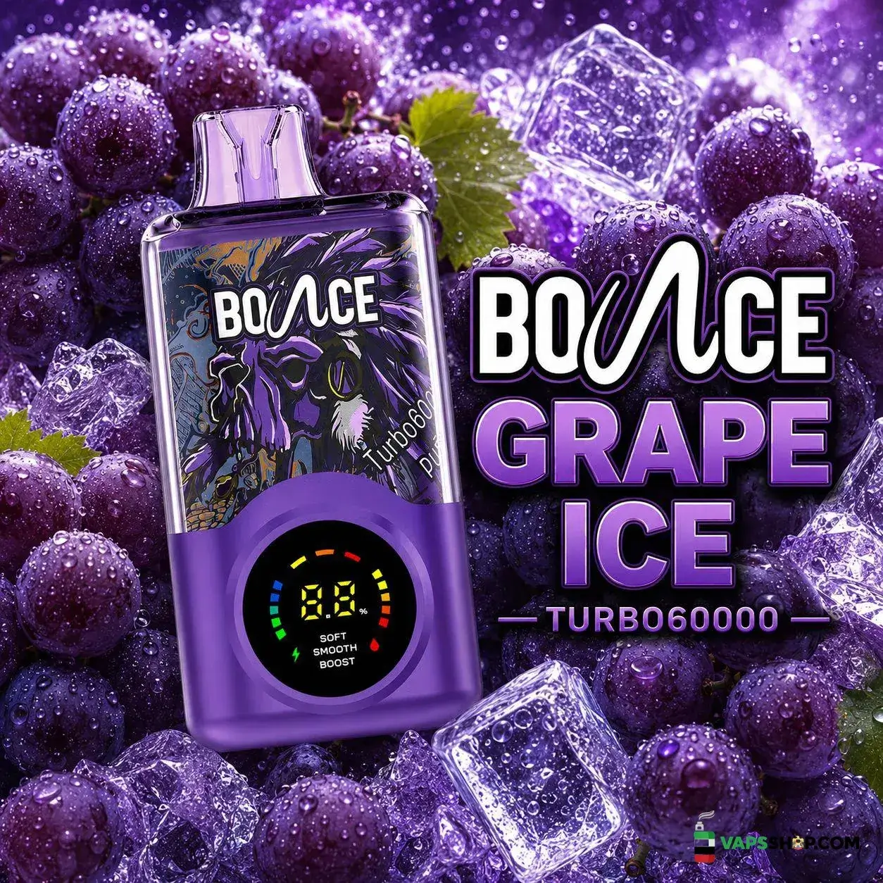 bounce-turbo-60k-puffs-20mg-disposable-vape-in-dubai-grape-ice